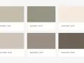 Sex olika nyanser av brunt och sandfärgat, från ljusbeige till mörkbrun. En guide för hur blandar man brun?